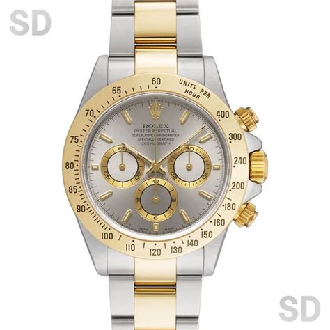 Rolex Daytona 16523 gray ANumber USED mens 